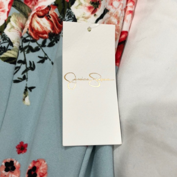 Blue Floral print dress - Picture 3 of 4